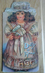 Abécédaire Dolly at Home ABC - reprint Merrimack New York poupée découpée - Picture 1 of 5