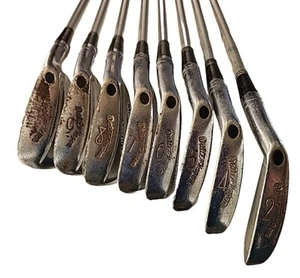 Vtg Walter Hagen HAIG ULTRA (WH385) Irons 2,4,5,6,7,8,9,PW Stiff Flex RH Golf - Picture 1 of 14