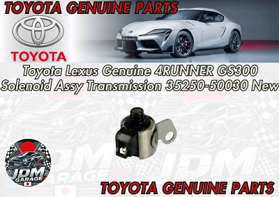 Conjunto de solenoide genuino Toyota Lexus 4RUNNER GS300 35250-50030 nuevo Foto 1 de 4