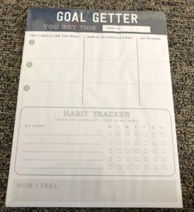 New Town Street Arts Note Book 6x4”. By Eccolo. Goal Getter. New In Packaging - Picture 1 of 6