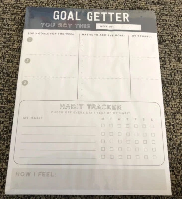 New Town Street Arts Note Book  6x4”. By Eccolo. Goal Getter.  New In Packaging - Image 1 of 4