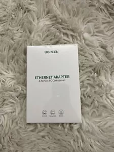 UGREEN Ethernet Adapter 20254 USB 2.0 to 10 for PC or Laptop New & Sealed - Picture 1 of 2