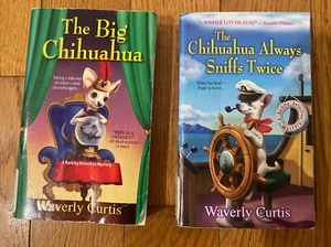 A Barking Mystery Lots Of 2 By Waverly Curtis Chihuahua - Picture 1 of 3