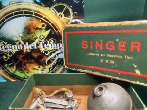 🔴 SINGER macchina cucire ACCESSORI 15M88 meccanismi ricambi ingranaggi vintage - Imagen 1 de 11
