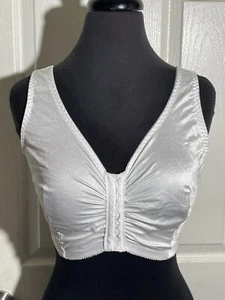 Glamorise Magic Lift Front Closure Bra White 40G/H 1293 NWT - Picture 1 of 6