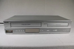 Philips DVD VCR Combo Player DVP3150V/37 4 Head Hi-Fi Stereo VHS Works No Remote - Picture 1 of 11
