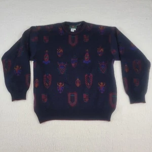 Vintage 70s 80s Abercrombie And Fitch Rare 100% Wool Sweater Size Large - Picture 1 of 11