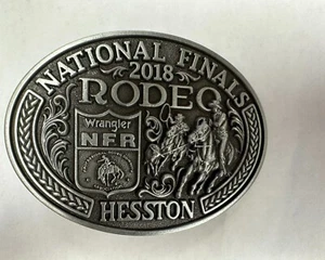 NUOVO! Fibbia cintura giovanile rodeo finali nazionali Hesston 2018 - Foto 1 di 2