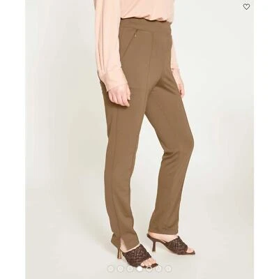 Universal Standard Pintuck Ponte Knit Skinny Trouser Pants Small (14-16) NEW - Image 1 of 4