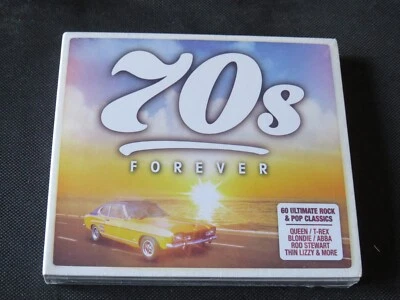 Various Artists - 70s Forever (NEW SEALED 3 x CD 2019) QUEEN T-REX BLONDIE ABBA - Image 1 of 4