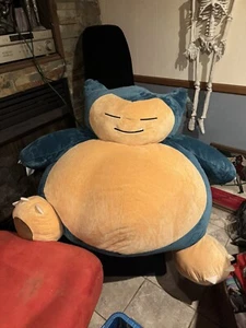 Snorlax bean bag chair thinkgeek gamestop exclusive pokemon company - Picture 1 of 5