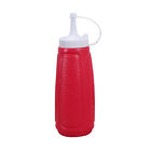 Ketchup Bottle Containers With Lids Plastic Salad Dressing Condiment