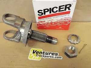 OUTER AXLE YOKE STUB SHAFT OEM JEEP TJ YJ WRANGLER XJ CHROKEE WITH NEW SLINGER - Picture 1 of 3