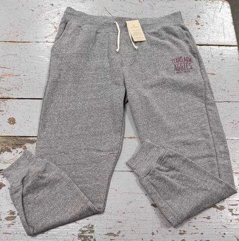 Women's Texas A&M Aggies Embroidered Gray Jogger Sweatpants, Large - NWT Cover