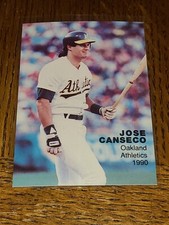 ATHLETICS A'S JOSE CANSECO 1990 BLUE SOX SPORTS ACTION SUPERSTARS #1 OF 14
