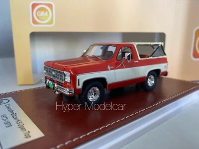 GREAT ICONIC-MODELS 1/43 CHEVROLET BLAZER K5 1973 OPEN TOP RED ART. GIM070B - Immagine 1 di 3