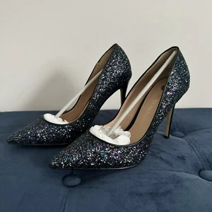 River Island Navy Heels Size 4 - Picture 1 of 8