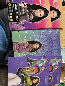 SELENA GOMEZ ALEX RUSO WIZARD OF WAVERLY PLACE SCHOOL POCKET FOLDERS SET OF 6 - Picture 1 of 7