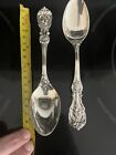 Reed And Barton Sterling Francis 1st Dessert Oval Soup Spoons Old Hallmark ￼