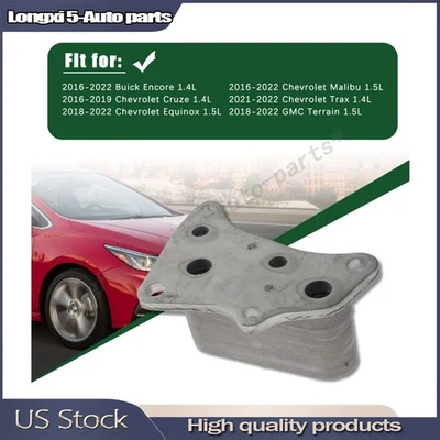 Engine Oil Cooler Fit For Buick Encore Chevrolet Equinox Malibu 1.5L Trax 1.4L - Image 1 of 4