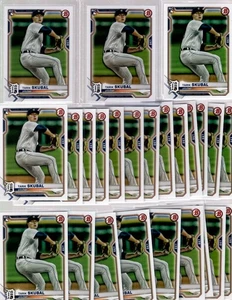 2021 Bowman TARIK SKUBAL Rookie Base di CARTA #11 LOTTO X 25 Tigri - Foto 1 di 1