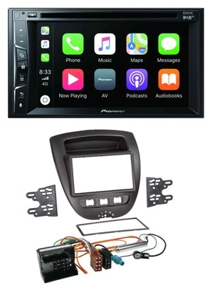 Pioneer MP3 USB DVD Bluetooth DAB 2DIN Autoradio für Citroen C1 Peugeot 107 Toyo - Bild 1 von 4
