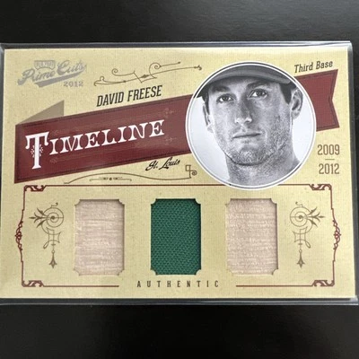 Playoff Prime Cuts 2012 - Timeline David Freese #13 Trio Materials/25 (MEM) Foto 1 de 3