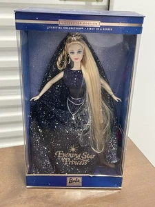 Muñeca Evening Star Princess Barbie Celestial Collection 2000 Mattel 27690 NRFB - Imagen 1 de 4
