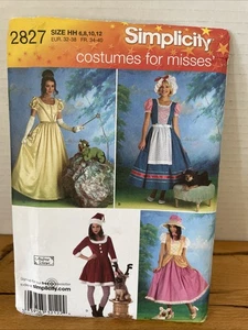 NEW Simplicity Sewing Pattern 2827 Misses Sz 6-20 &Dogs Pets XS-M Costumes Uncut - Picture 1 of 4