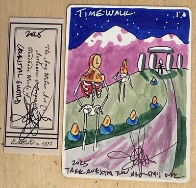 MTG ARTIST PROOF Spanish Celestial Sword AP Sketch Art Amy WEBER Magic - Image 1 of 2