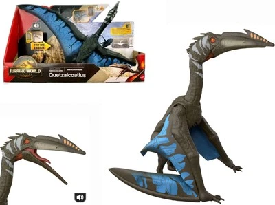 Jurassic World Rebirth Aerial Ambush Quetzalcoatlus Winged Dinosaur by Mattel 🆕