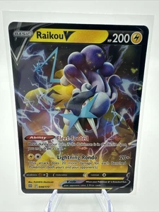 Tarjeta Pokémon Raikou V 048/172 Ultra Rara SWSH09: Estrellas Brillantes - Imagen 1 de 2