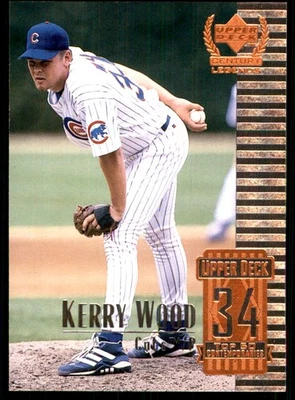 Kerry Wood 1999 Upper Deck Century Legends #84 Cubs MLB LEER ENVÍO GRATUITO Foto 1 de 2