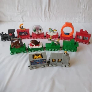 2017 McDonalds Happy Meal Spielzeug Holiday Express Zug komplettes 12-teiliges Set - Bild 1 von 10