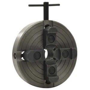 Mandril madera 4 mordazas con conexión M33 acero negro 150x63mm mandril vidaXL - Imagen 1 de 5