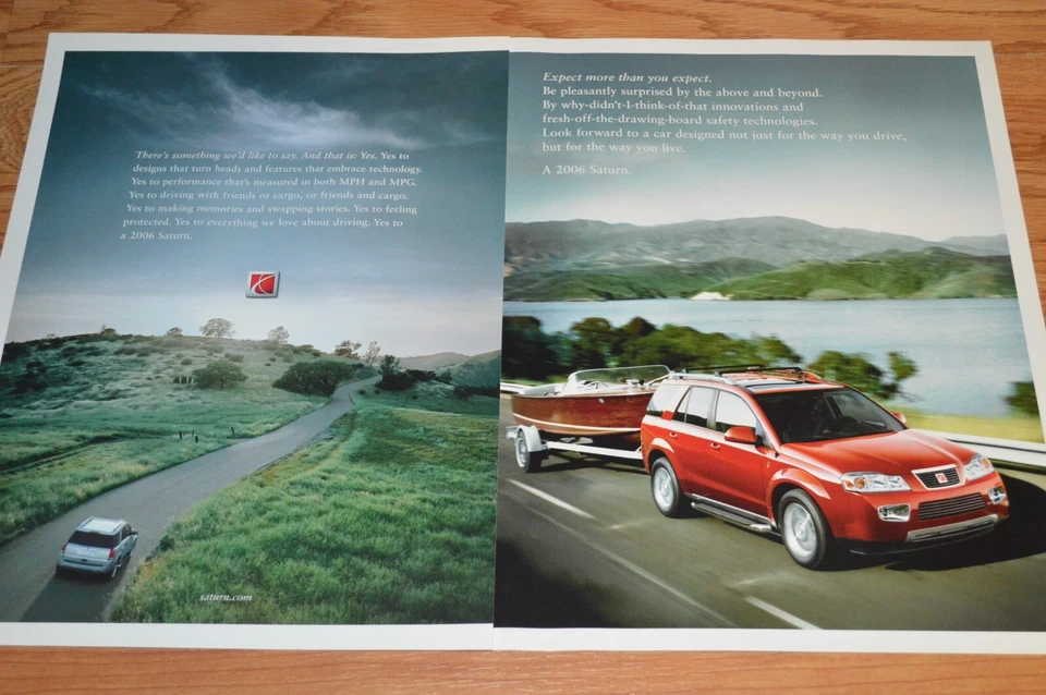 2006 SATURN VUE ORIGINAL DEALER ADVERTISEMENT PRINT AD-06 - Image 1 of 1