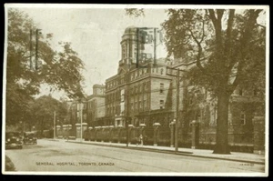 GENERAL HOSPITAL - TORONTO, ONT POSTCARD - Imagen 1 de 1