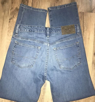 Pantalones de mezclilla Polo Ralph Lauren Hampton rectos desvanecidos de fábrica lavado medio niños talla 16 Foto 1 de 4