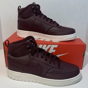 NIKE Court Vision MID Winterized Men’s Size 9 DR7882-600 Burgundy Crush NIB - Picture 1 of 18