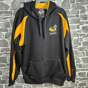 Kukri Wasps Rugby Hoodie 2XL Thick Feel Excellent Condition - Picture 1 of 16
