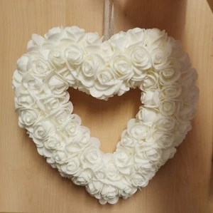 Handmade Foam Flower Heart, most colours available - Picture 1 of 6
