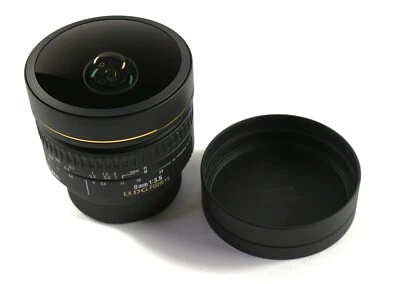 Sigma 8mm f3.5 EX DG Fisheye Lens for Nikon F - Refurbished - Image 1 of 3