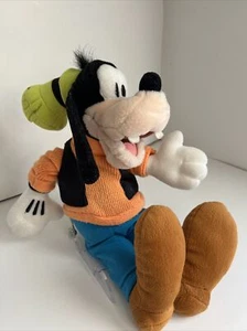 Walt Disney World 10.5" Plush Goofy Stuffed Animal Toy Orange Knit Sweater - Picture 1 of 6