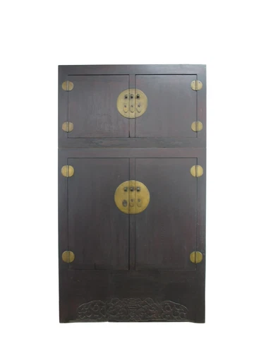 Antique Chinese 98" Tall Compound Cabinet Cover