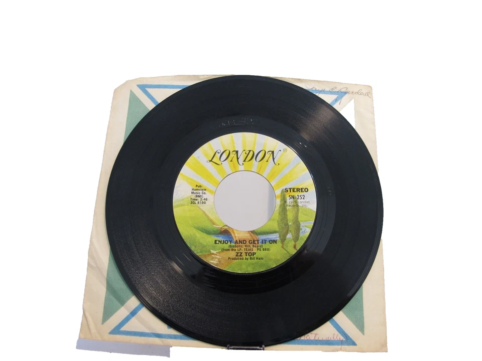 45 RECORD - ZZ TOP - ENJOY AND GET IT ON - Image 1 of 1