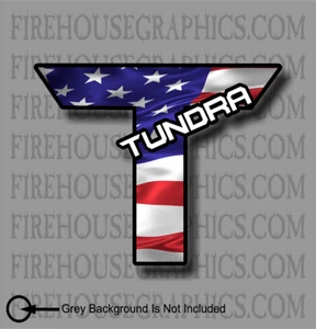 Calcomanía adhesiva ventana bandera americana Toyota Tundra Truck - Imagen 1 de 2