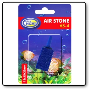 Aqua Nova AS-4 (small cube 15x25) Air Stone Diffuser Aquarium Fish Tank Bubbles - Picture 1 of 1