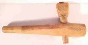 Antiguo (1915?) Grifo de madera Butternut Bung Tap cerveza, whisky - Imagen 1 de 10