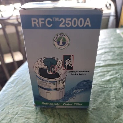 One Purify RFC 2500A Refrigerator Water Filter GE Hotpoint Kenmore  - Image 1 of 2