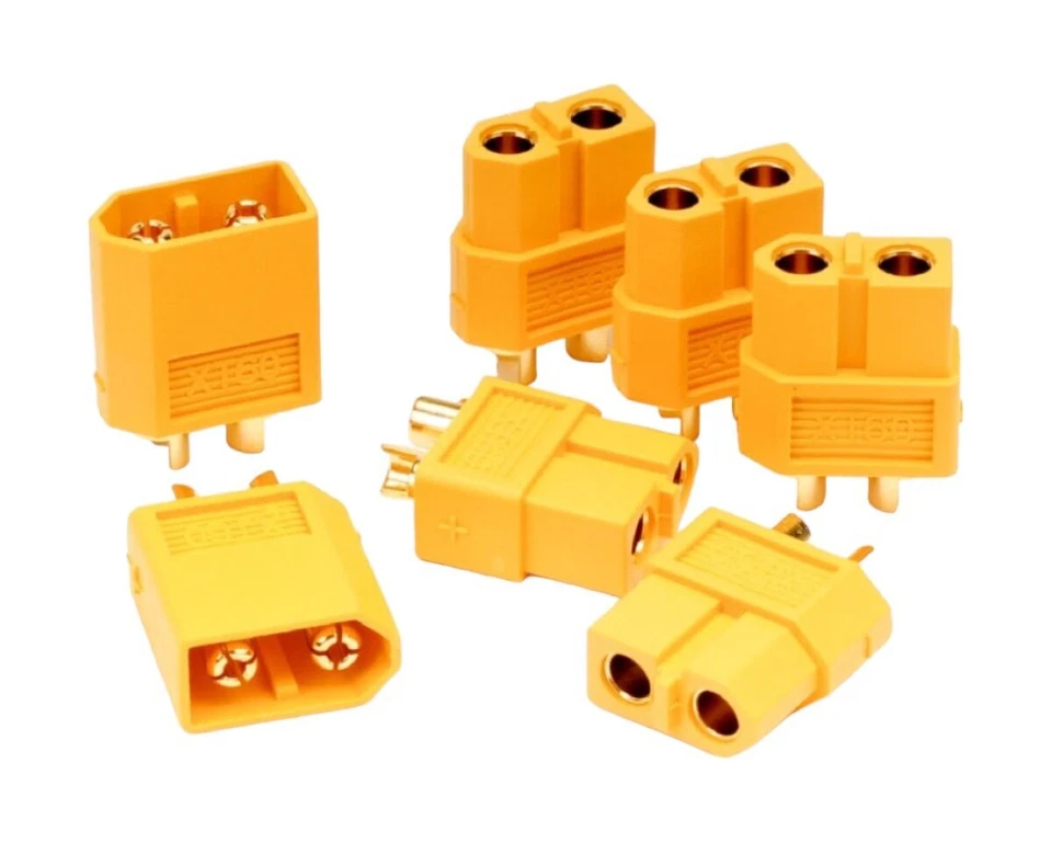 Absima XT60 Steckverbinder-Set 2x Stecker / 5x Buchse AB-3040028  - Bild 1 von 1